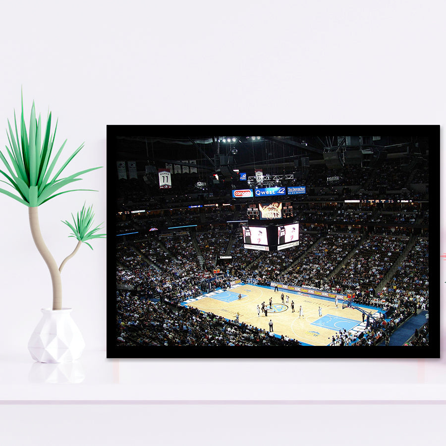 Denver Nuggets Stadium Art Prints Pepsi Center Wall Art Basketball,Sport Stadium Art Prints, Fan Gift, Wall Decor