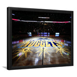 Denver Nuggets Court, Stadium Canvas, Sport Art, Gift for him, Framed Art Prints Wall Art Decor, Framed Picture