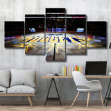 Denver Nuggets Court, Stadium Canvas, Sport Art, Large Canvas, Multi Panels, Canvas Prints Wall Art Decor
