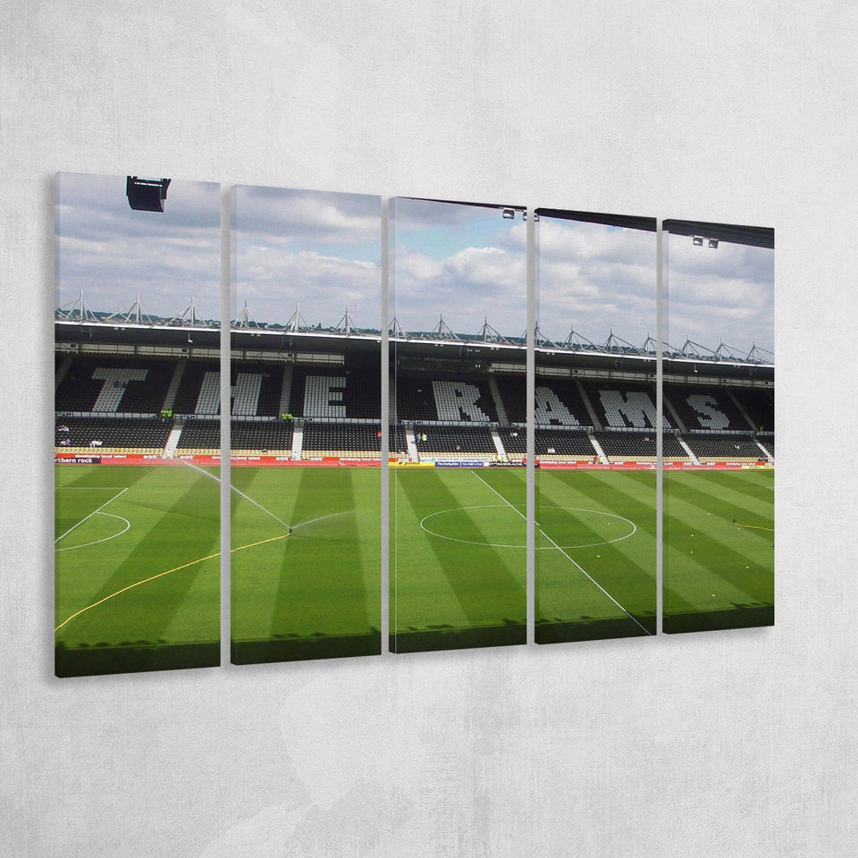 Derby County Wall Art Pride Park Stadium Canvas Prints,Multi Panels B,Sport Stadium Art Prints, Fan Gift