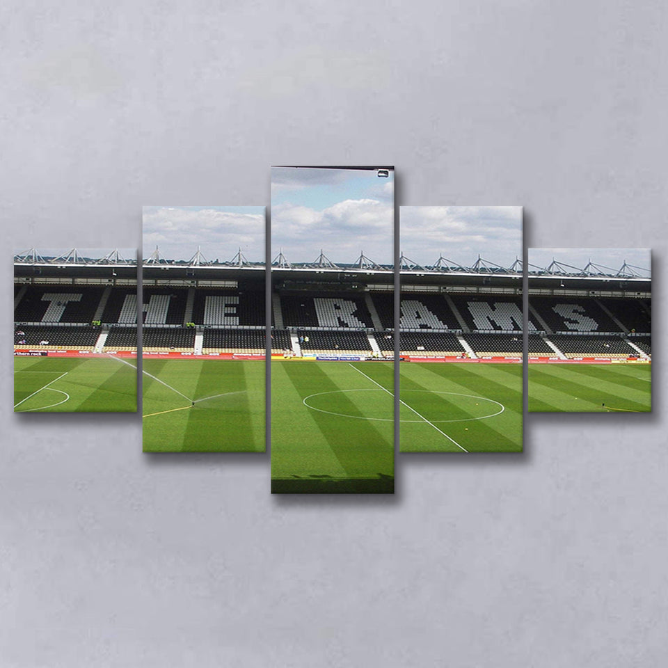 Derby County Wall Art Pride Park Stadium Canvas Prints,Multi Panels,Sport Stadium Art Prints, Fan Gift
