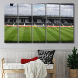 Derby County Wall Art Pride Park Stadium Canvas Prints,Multi Panels B,Sport Stadium Art Prints, Fan Gift