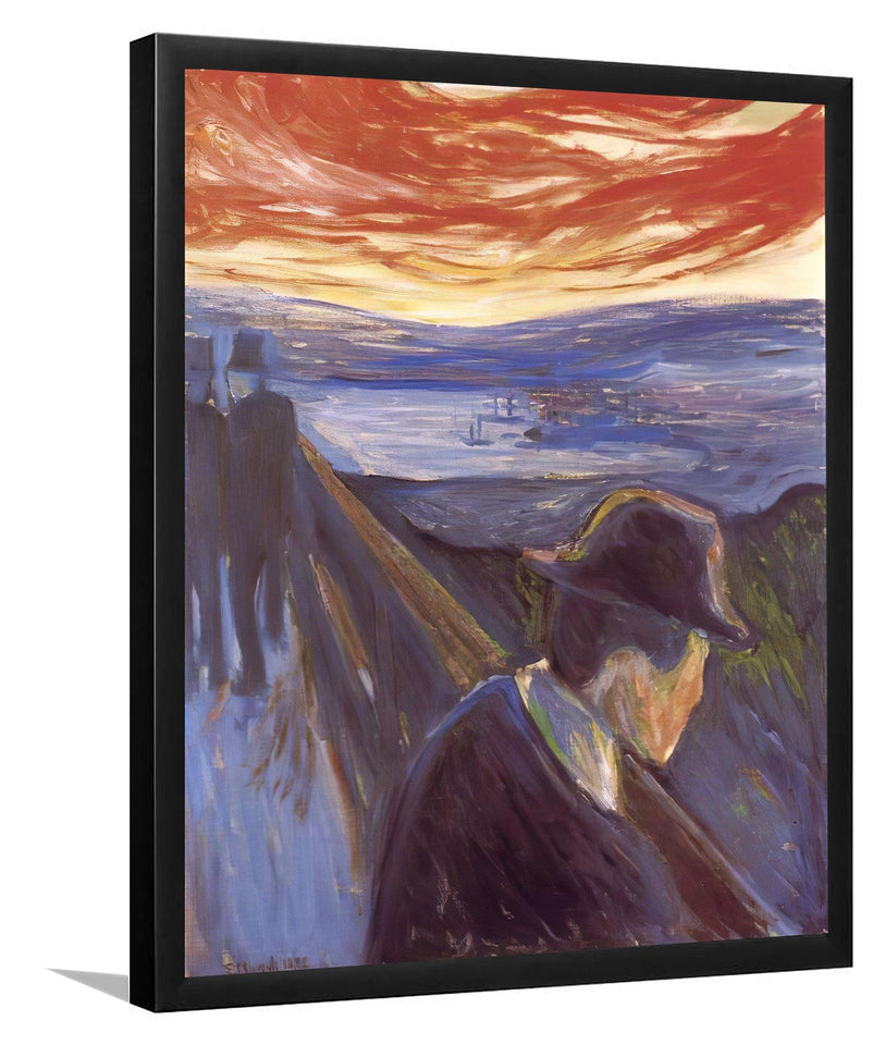 Despair 1892 - Edvard Munch-gigapixel - Art Print, Frame Art, Painting Art