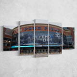 Detroit Lions Stadium Canvas Prints Ford Field Wall Art American,Multi Panels,Sport Stadium Art Prints, Fan Gift