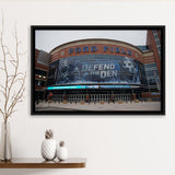 Detroit Lions Stadium Framed Canvas Prints Ford Field Wall Art American,Sport Stadium Art Prints, Fan Gift