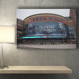 Detroit Lions Stadium Canvas Prints Ford Field Wall Art American,Sport Stadium Art Prints, Fan Gift, Wall Decor
