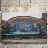 Detroit Lions Stadium Canvas Prints Ford Field Wall Art American,Sport Stadium Art Prints, Fan Gift, Wall Decor