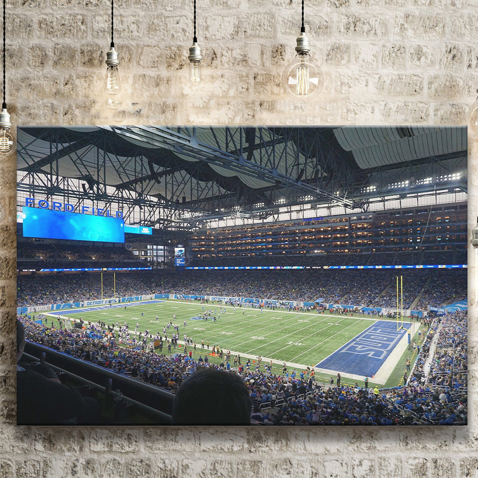 Detroit Lions Wall Art Ford Field Stadium Canvas Prints American,Sport –  UnixCanvas