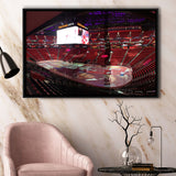 Detroit Red Wings Stadium Framed Canvas Prints Little Ceasars Arena Wall,Sport Stadium Art Prints, Fan Gift