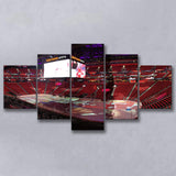 Detroit Red Wings Stadium Canvas Prints Little Ceasars Arena Wall,Multi Panels,Sport Stadium Art Prints, Fan Gift