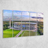 Deutsche Bank Park, Stadium Canvas, Sport Art, Gift for him, Multi Panels B, Canvas Prints Wall Art Decor