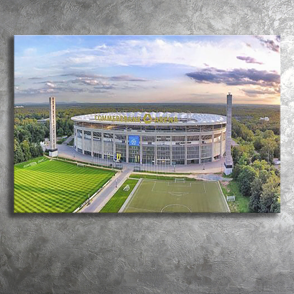 Deutsche Bank Park, Stadium Canvas, Sport Art, Gift for him, Fan Gift, Canvas Prints Wall Art Decor