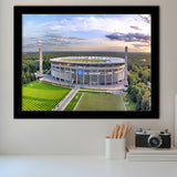 Deutsche Bank Park, Stadium Canvas, Sport Art, Gift for him, Framed Art Prints Wall Art Decor, Framed Picture