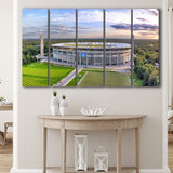 Deutsche Bank Park, Stadium Canvas, Sport Art, Gift for him, Multi Panels B, Canvas Prints Wall Art Decor