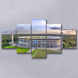Deutsche Bank Park, Stadium Canvas, Sport Art, Large Canvas, Multi Panels, Canvas Prints Wall Art Decor