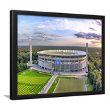 Deutsche Bank Park, Stadium Canvas, Sport Art, Gift for him, Framed Art Prints Wall Art Decor, Framed Picture