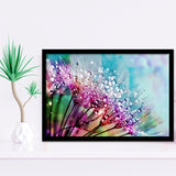 Dew On Flowers Framed Art Prints Wall Art Decor, Framed Picture, Home Decor
