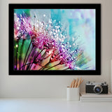 Dew On Flowers Framed Art Prints Wall Art Decor, Framed Picture, Home Decor