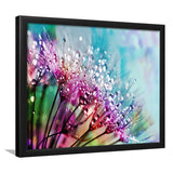 Dew On Flowers Framed Art Prints Wall Art Decor, Framed Picture, Home Decor