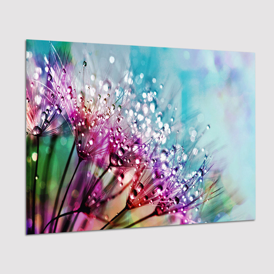 Dew On Flowers Poster Prints Wall Art Decor, Unframe, Poster Art