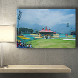 Dharamsala Cricket Stadium, Stadium Canvas, Sport Art, Gift for him, Fan Gift, Canvas Prints Wall Art Decor