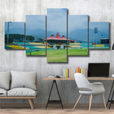Dharamsala Cricket Stadium, Stadium Canvas, Sport Art, Large Canvas, Multi Panels, Canvas Prints Wall Art Decor
