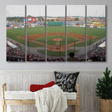 Diamond Stadium, Stadium Canvas, Sport Art, Gift for him, Multi Panels B, Canvas Prints Wall Art Decor