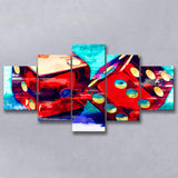 Dice 5 Pieces Canvas Prints Wall Art Decor - Painting Canvas, Mixed Canvas, Multi Panels