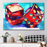 Dice Canvas Prints Wall Art Decor - Painting Canvas, Art Print, Home Decor, Ready to Hang