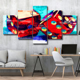 Dice 5 Pieces Canvas Prints Wall Art Decor - Painting Canvas, Mixed Canvas, Multi Panels