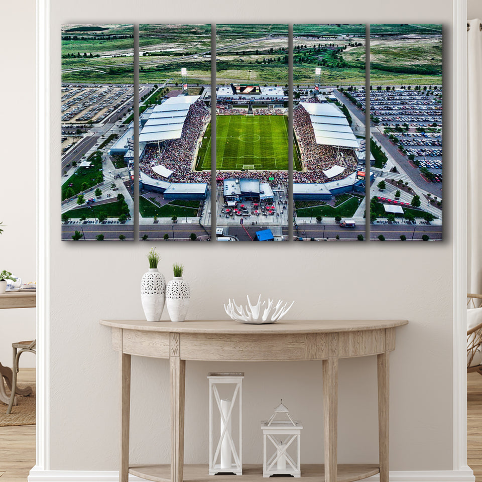 Dicks Sporting Goods Park, Stadium Canvas, Sport Art, Gift for him, Multi Panels B, Canvas Prints Wall Art Decor