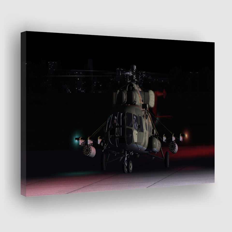 Digital Combat Simulator Mi 8Mtv2 Magnificent Eight Belsimtek Canvas Prints Wall Art Decor - Painting Canvas, Art Prints, Ready to Hang
