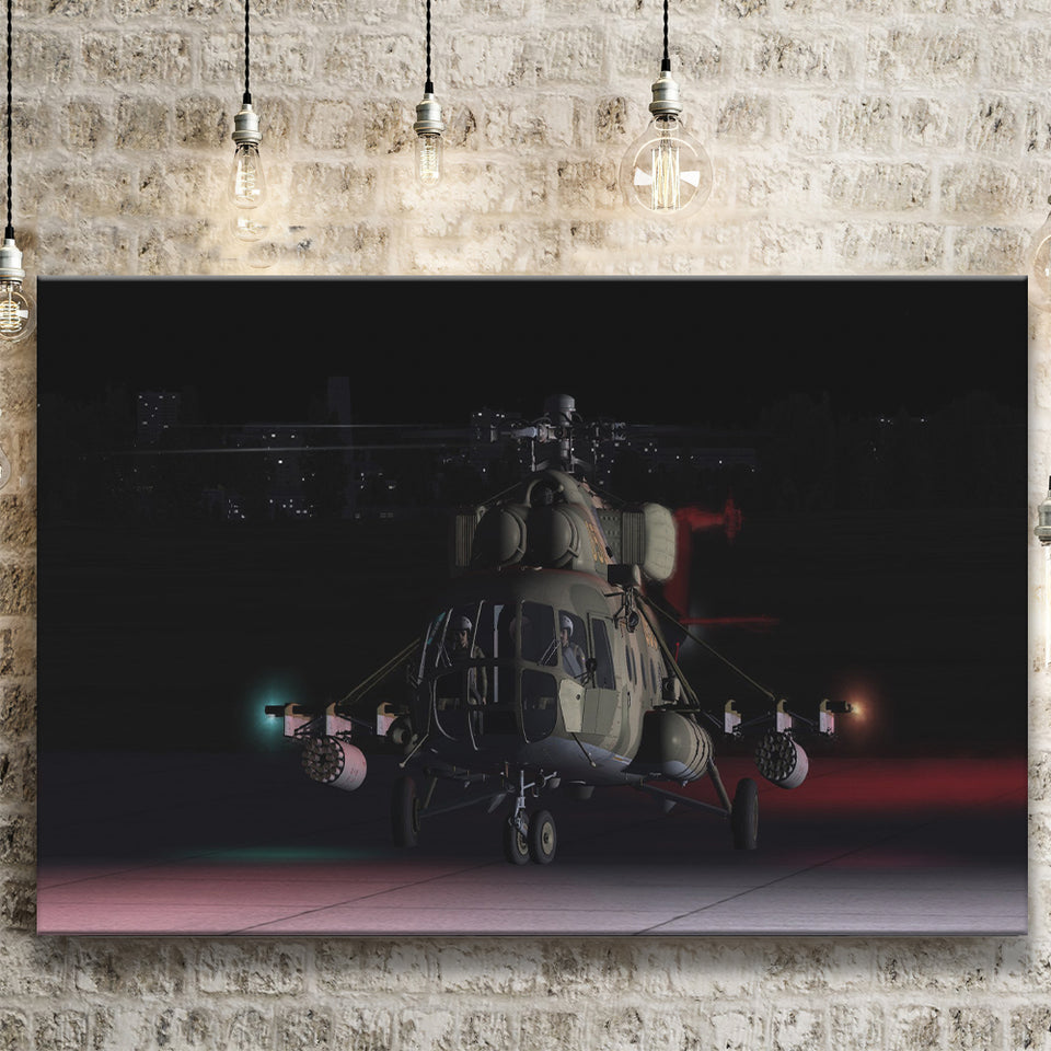 Digital Combat Simulator Mi 8Mtv2 Magnificent Eight Belsimtek Canvas Prints Wall Art Decor - Painting Canvas, Art Prints, Ready to Hang