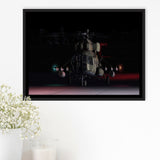 Digital Combat Simulator Mi 8Mtv2 Magnificent Eight Belsimtek Framed Canvas Prints Wall Art Decor - Painting Canvas, Black Framed Picture