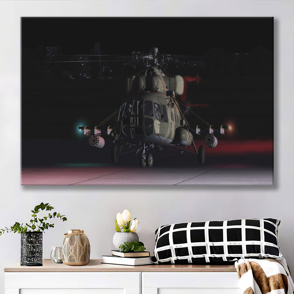 Digital Combat Simulator Mi 8Mtv2 Magnificent Eight Belsimtek Canvas Prints Wall Art Decor - Painting Canvas, Art Prints, Ready to Hang