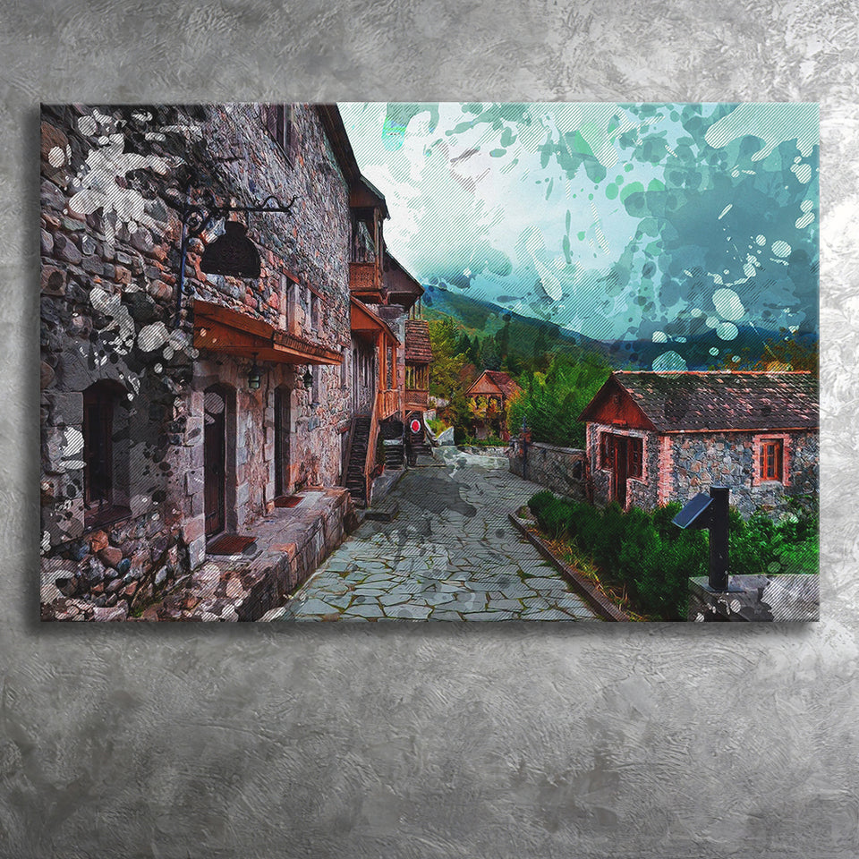 Dilijan Downtown Armenia Canvas Prints Wall Art Decor - Painting Canvas, Art Print, Home Decor, Ready to Hang