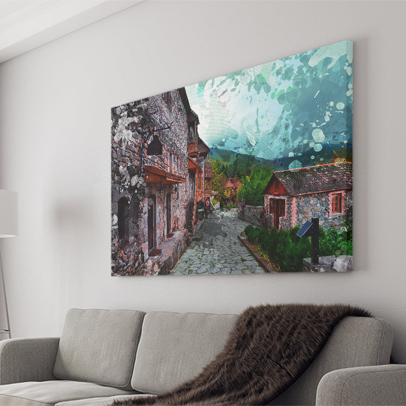 Dilijan Downtown Armenia Canvas Prints Wall Art Decor - Painting Canvas, Art Print, Home Decor, Ready to Hang