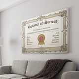 Diplomap Of Success Canvas Prints Wall Art - Painting Canvas,Office Business Motivation Art, Wall Decor