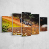 Dirt Bike Canvas Art, Motocross Multi Panels,Canvas Prints Wall Art Home Decor