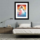 Divine Mercy ofJesust - Framed Prints, Painting Art, Art Print, Framed Art, Black Frame