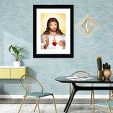 Divine Mercy of the Sacred Heart - Framed Prints, Painting Art, Art Print, Framed Art, Black Frame