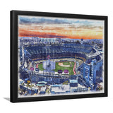 Dodger Stadium Los Angeles Dodgers Watercolor, Sport Prints Fan Gift, Framed Art Prints Wall Art Decor