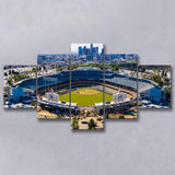 Dodger Stadium Aerial View, Stadium Canvas, Sport Art, Large Canvas, Multi Panels, Canvas Prints Wall Art Decor