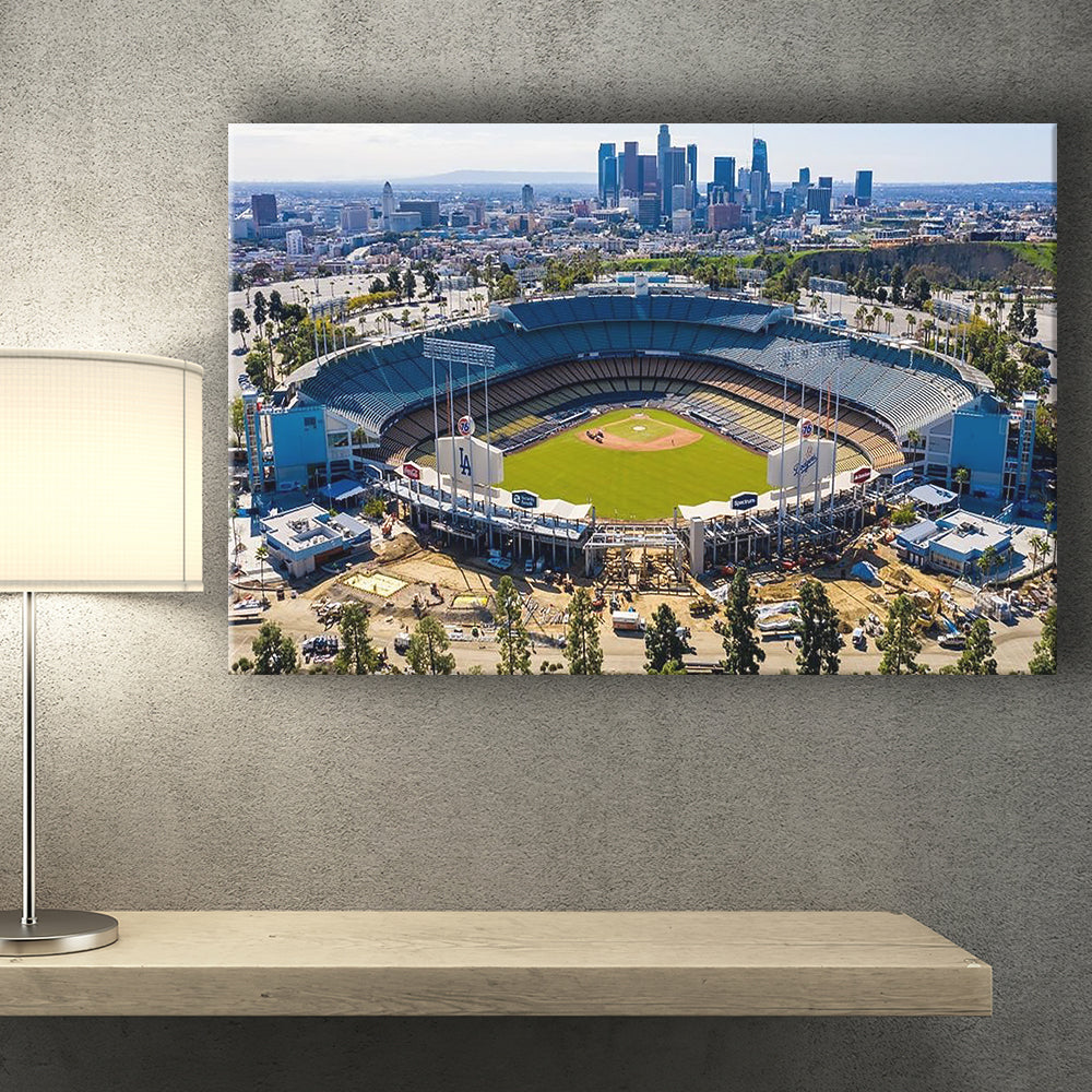 LA Dodgers Fan Gift Dodgers Wall Decor Dodger Stadium Art 