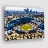 Dodger Stadium Aerial View, Stadium Canvas, Sport Art, Gift for him, Fan Gift, Canvas Prints Wall Art Decor