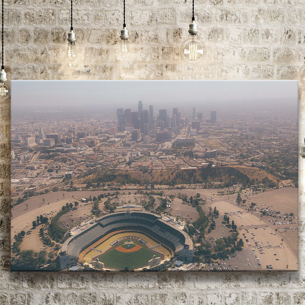 Dodger Stadium Canvas Prints Los Angeles Dodgers Wall Art,Sport Stadiu