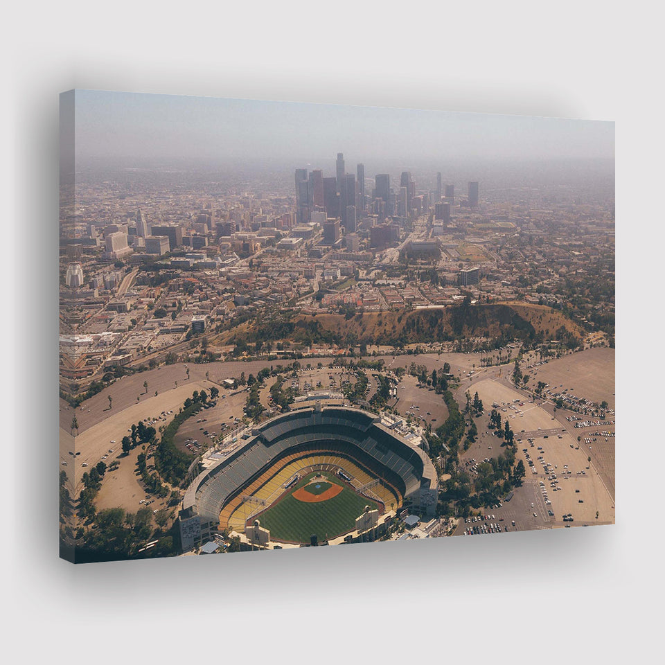 Dodger Stadium Los Angeles Dodgers Aerial Print