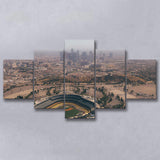 Dodger Stadium Canvas Prints Los Angeles Dodgers Wall Art,Multi Panels,Sport Stadium Art Prints, Fan Gift