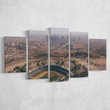 Dodger Stadium Canvas Prints Los Angeles Dodgers Wall Art,Multi Panels,Sport Stadium Art Prints, Fan Gift