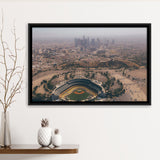 Dodger Stadium Framed Canvas Prints Los Angeles Dodgers Wall Art,Sport Stadium Art Prints, Fan Gift